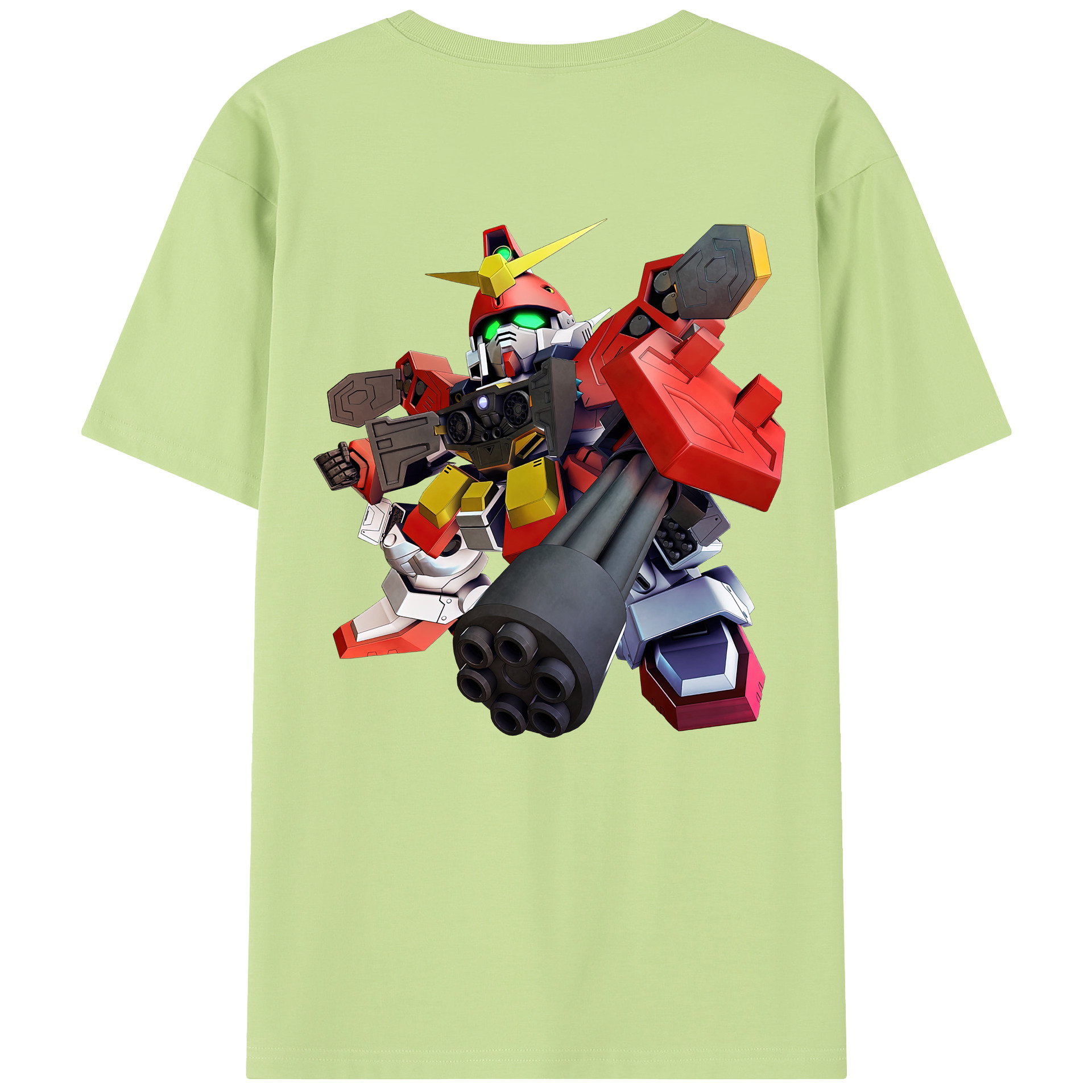 （画像用） 機動戦士ガンダム Mobile Suit Gundam 綿100％半袖Tシャツ（背面プリント）